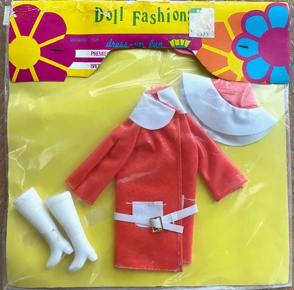 Premier 1960's Daisy GoGo Orange Rain Togs (Barbie Size)