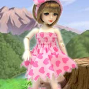 Pink w/Pink Hearts Outfit 30cm