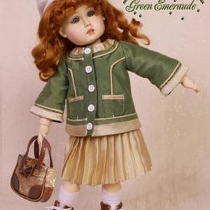 EC0027B Green Emeralde Outfit (No Wig) for Bleuette