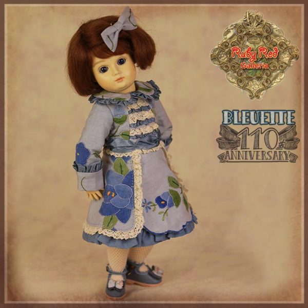 EC0062A Bleuette Blue Dress Giftset 29cm