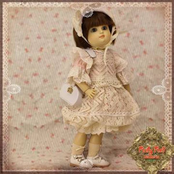 EC0069A Bleuette Lace Dress + Shoes