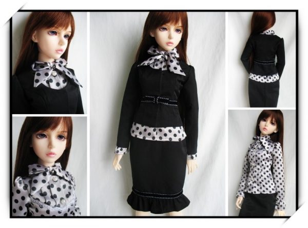 ElfDoll JK Polka Dots Black Suit (Exclusive) LE20 SD Size
