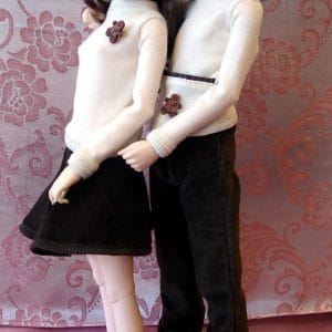 ElfDoll Sweet Gingerbread Boy Outfit (Slender MSD Size)