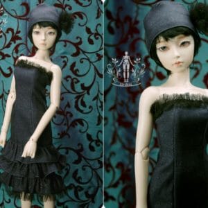 ElfDoll Denim Dress & Hat (SD Size)