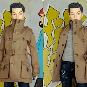 ElfDoll Tan Trench Style Jacket (SD Size)