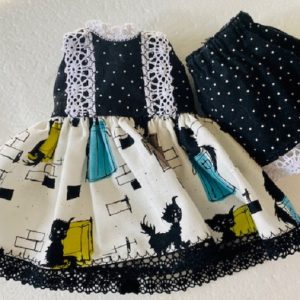 Edith Editions Alley Cat Outfit 10″ (LatiLime/MeadowDoll)