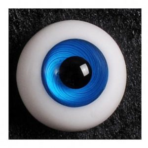 Glass Eyes (Blue Swirl) 18mm