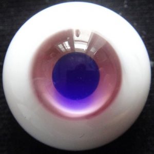 Glass Eyes (Violet w/Blue Pupil) 14mm