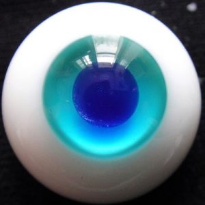Glass Eyes (Turquoise w/Blue Pupil) 12mm