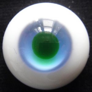 Glass Eyes (Blue w/Green Pupil) 12mm