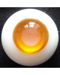 Glass Eyes (Gold w/White Pupil) 8mm