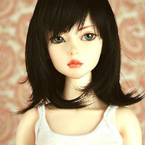 Wig – Black Medium Shag 60cm
