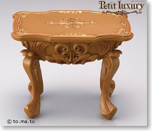 Furniture: Petit Luxury Side Table (Zircon/Brown)