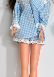 Barbie Fashion Avenue Blue Gingham Dressed Doll