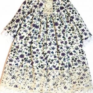 Vintage Floral Dress (Fits Rose bb flocking Jemima) 10.7″