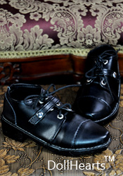 FS-16 SD Shoe:  Black Tie Shoes (SD17 Boy)
