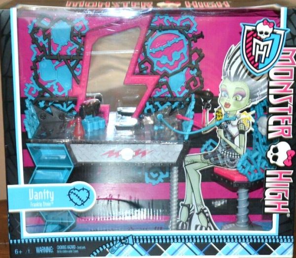 Monster High® Frankie Stein® Vanity Playset NRFB NEW