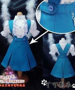 Outfit – Blue Jumper & Blouse SD Size