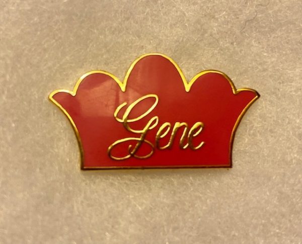 Gene Marshall  'Crown' Mauve pin Mint + Gene gifts
