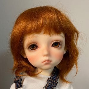 Giselle Mohair Wig (Carrot Red) Size 4-5