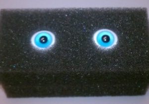 Glass Eyes Round (Sky Blue) 14mm