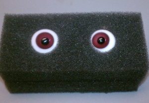 Glass Eyes Round (Violet) 14mm
