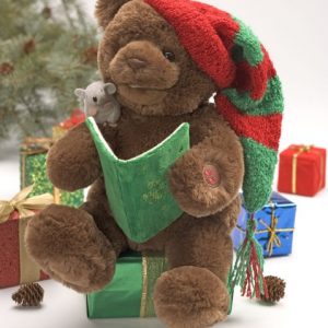 Storytime Talking Christmas Bear 16.5″