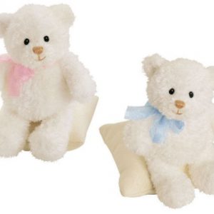 Sweetness Teddy Bear Rattle (Blue) 5.5″