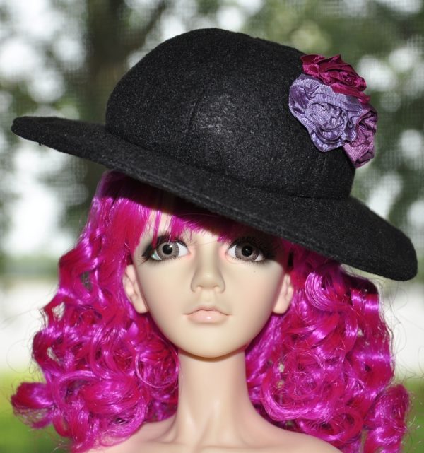 Val Zeitler Attic Treasures Hat with Flower H-6