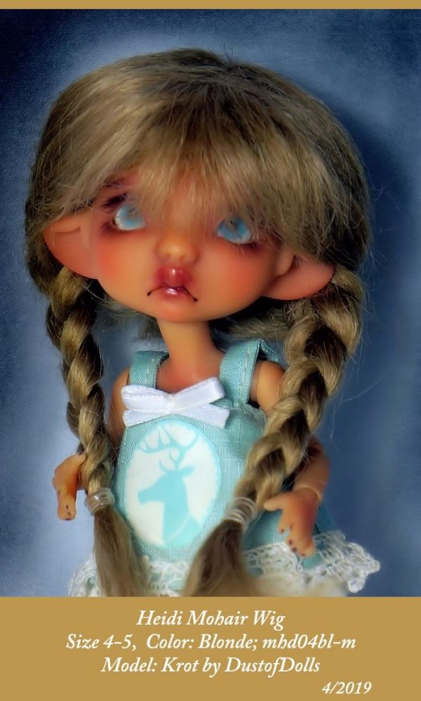 Heidi Mohair Wig (Blonde) Size 7-8
