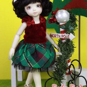 IA0017B Christmas Party Dress for Bisou Ai (19cm)
