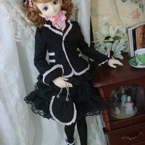 Miss Priss Outfit – Black (MSD Size)