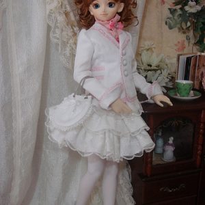 Miss Priss Outfit – White (MSD Size)