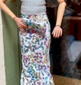 Color Infusion Darby Kenner OOAK dressed doll