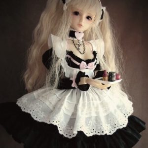 French Maid Outfit (MSD) + Free Gift