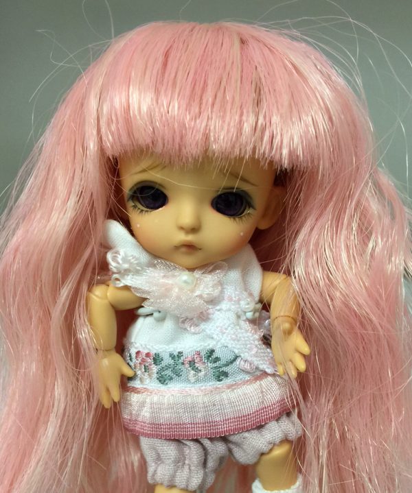 Long Varigated Pink  Wig (Size 3-4)