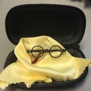 JG-29 Round Gun Metal Framed Eye Glasses (Yo-SD Size)