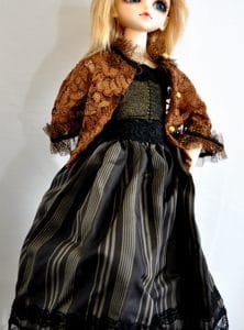 OOAK Fashion “New Zealand Gold” MSD Model is PK Mori Moth