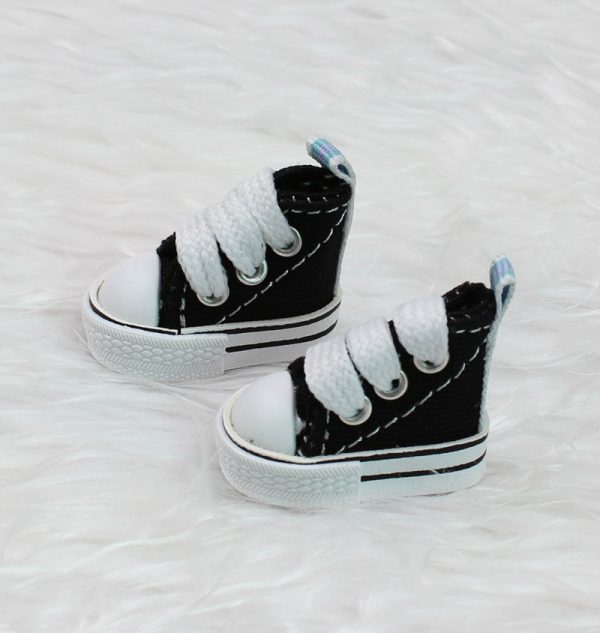 JS097 Canvas Sneakers (Black) 38mm x 19mm