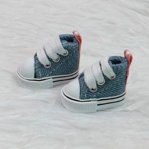 JS097 Canvas Sneakers (Blue Denim)  38mm x 19mm; 1.5″ x .75″