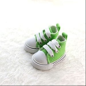 JS097 Canvas Sneakers (Green) 38mm x 19mm; 1.5″ x .75″