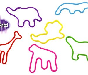 Silly Bandz Jungle Animal Fruit Scented Barcelet Pack