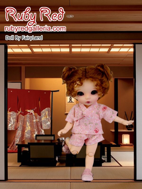 KA0002A Japanese Pajamas for PukiFee, Lati Yellow
