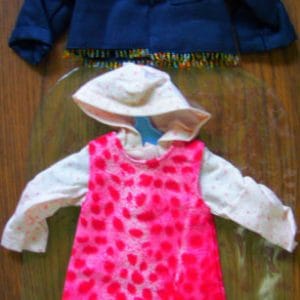 Kathe Kruse: Pink Leopard Outfit 15″ (37cm)