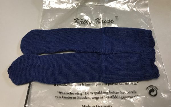 Kathe Kruse: Navy Cotton Tights Fits 15.5" Dolls