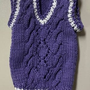 Sweater Vest (Dark Purple) 70cm