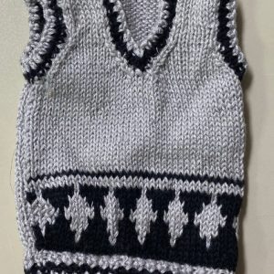 Diamond Sweater Vest (Gray) 70cm