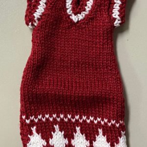 Sweater Tunic/Dress (Red) MSD Size