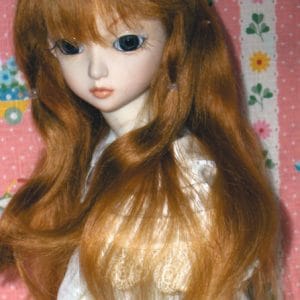 Raven Mohair Wig (Carrot Red) Size 7-8