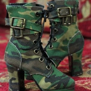 LS-1100 Cristy Stone Steampunk Camo Booties LE40 (SD13)